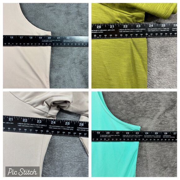 Susan Graver Liquid Knit Top Lot Tanks Blouses Modern Essentials Size 1X G316 - Picture 11 of 15